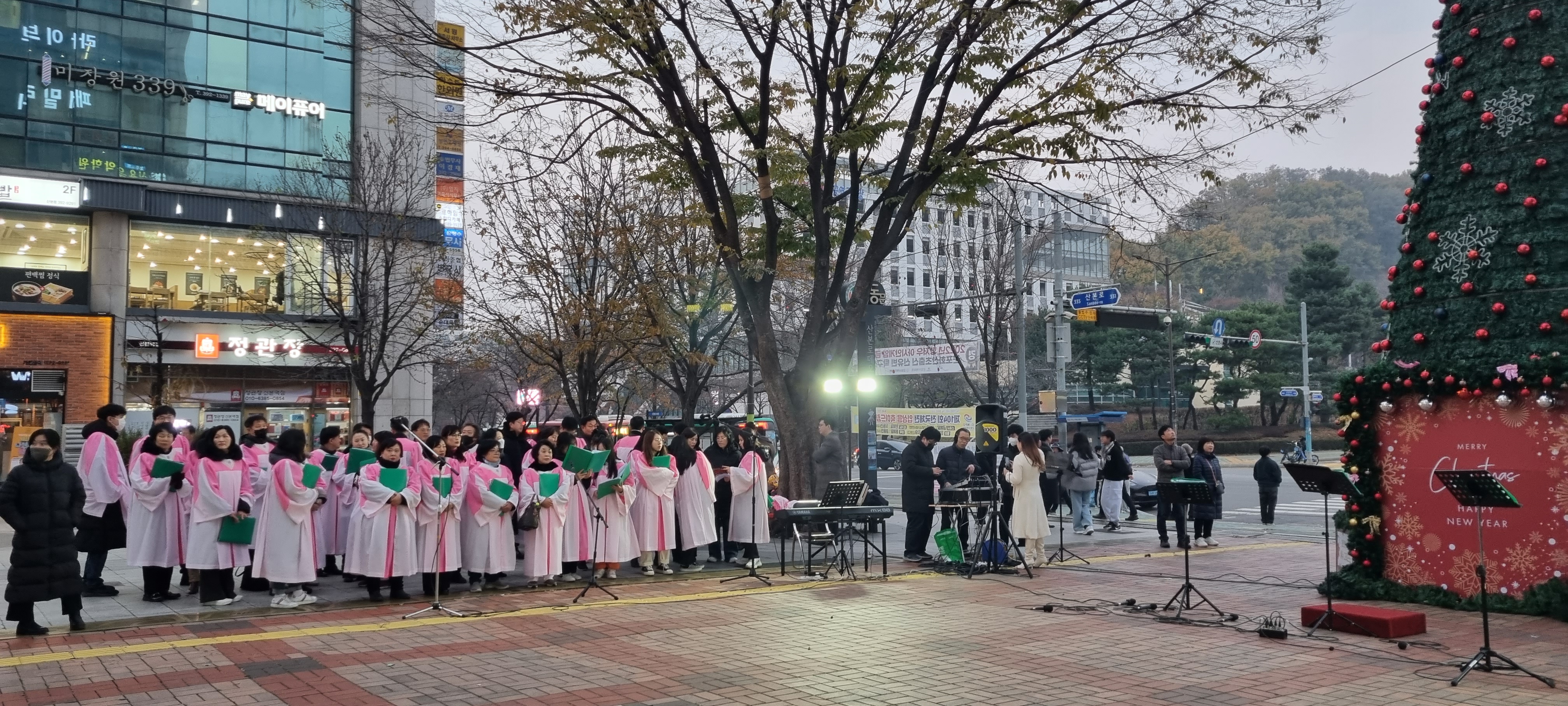 군포 성탄트리점등식 이미지