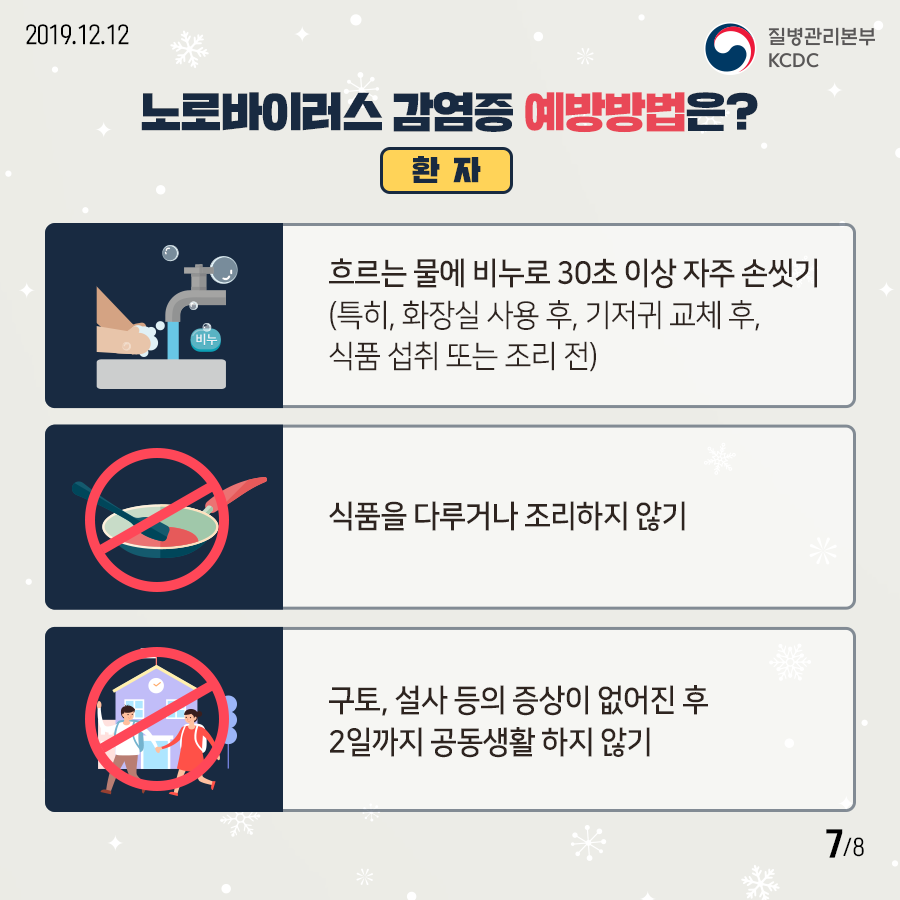 [질병관리청] 이렇게 추운데 노로바이러스 감염증에?! (2) 2