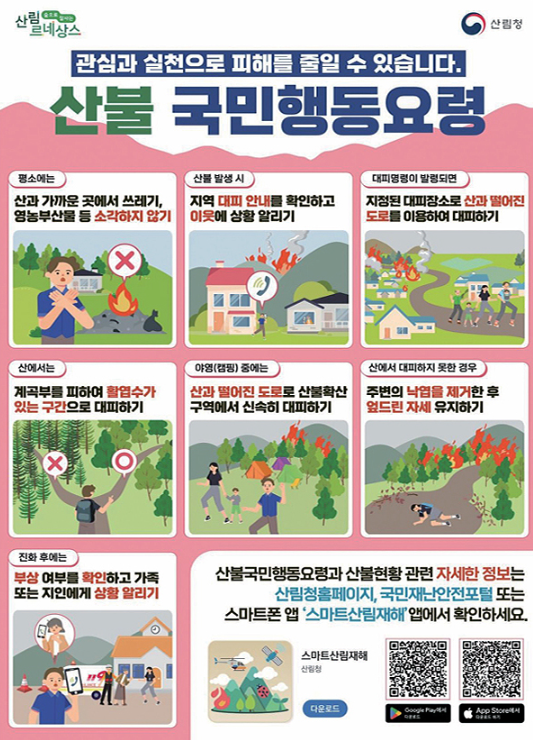 봄철 산불 예방 안내 1