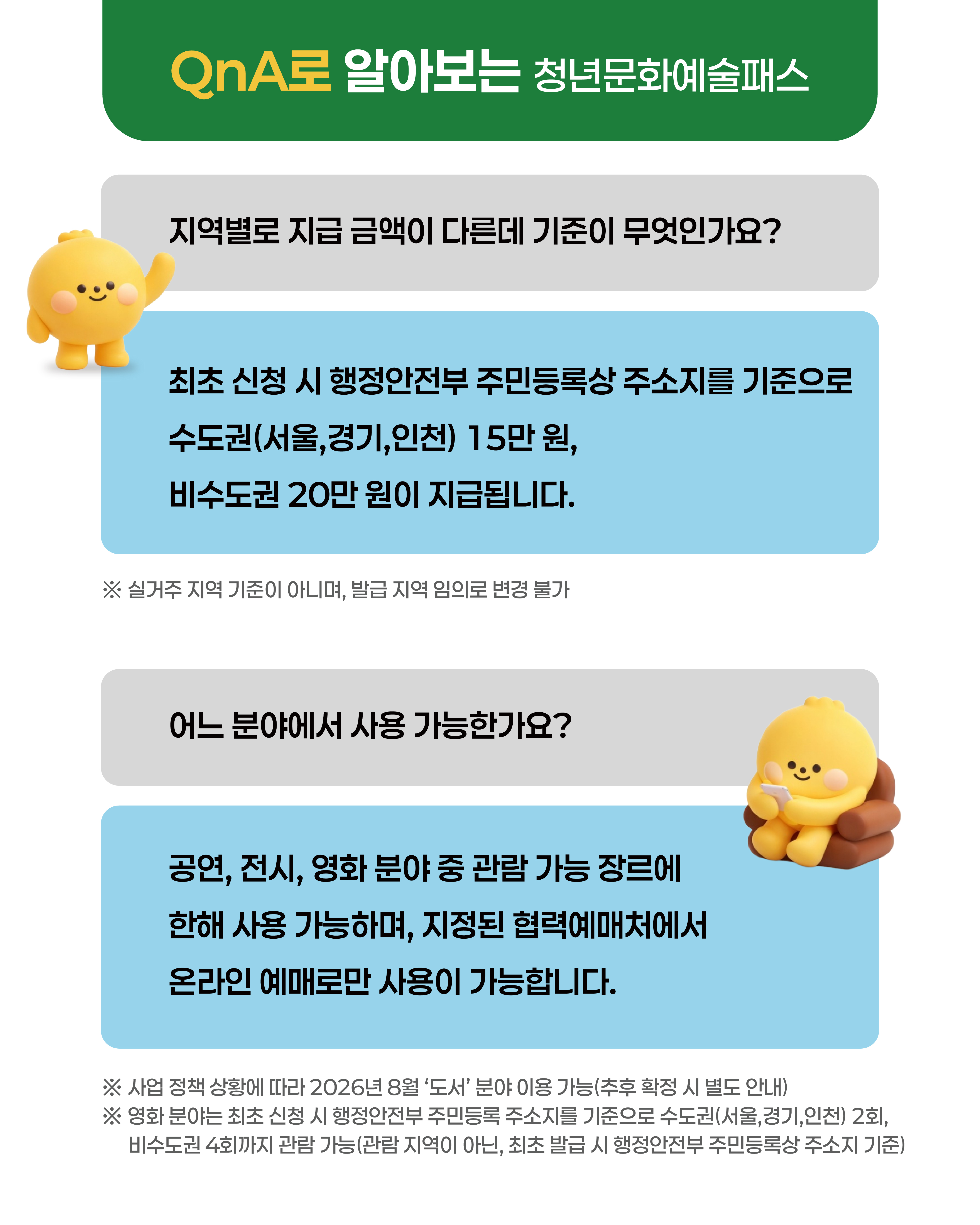 2026년 「청년문화예술패스」 사업 안내 6