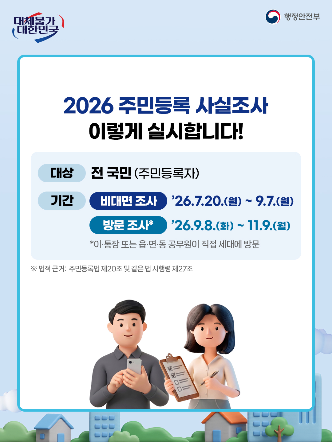 2026년 주민등록 사실조사 실시 안내 3