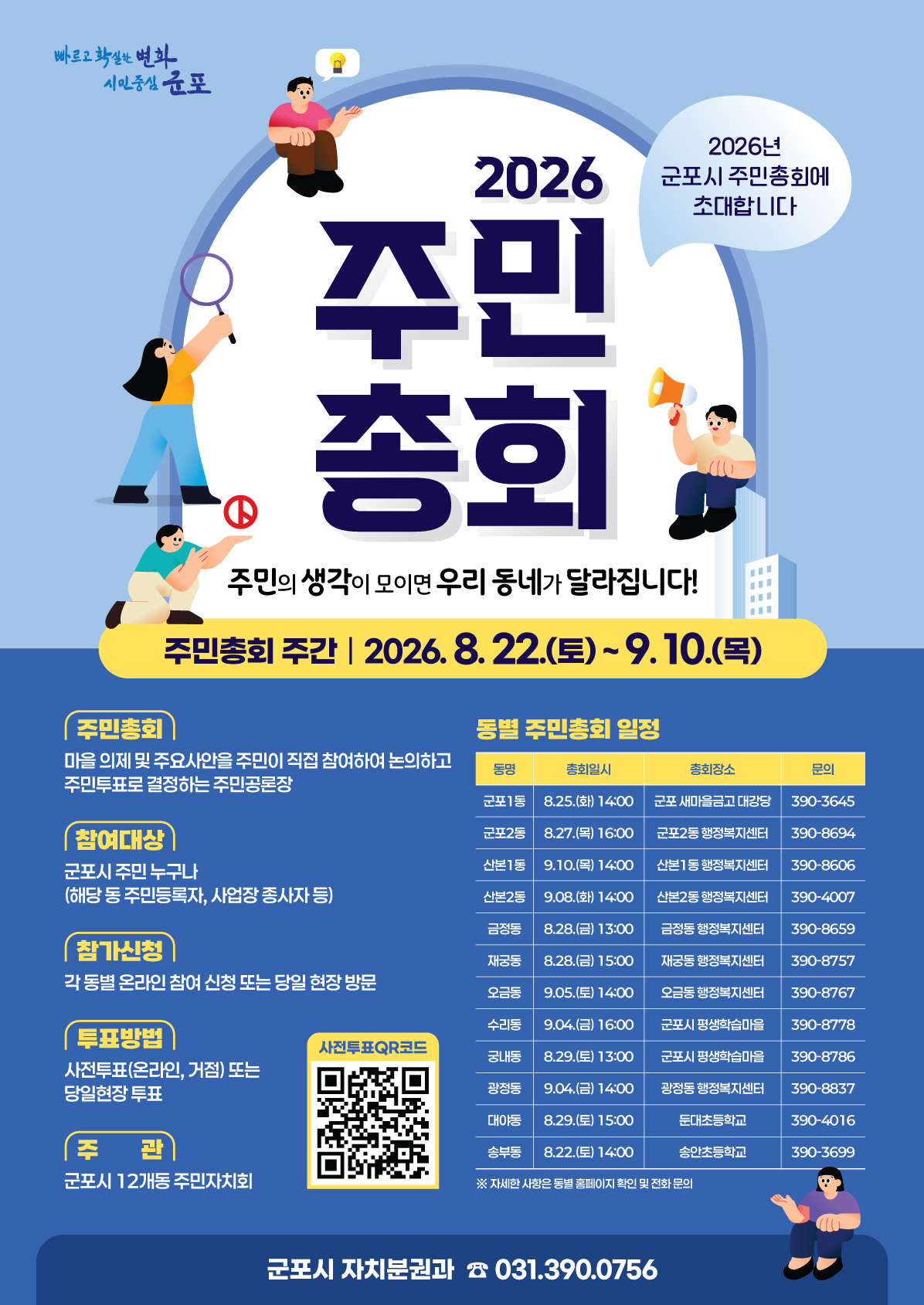 2026년 군포시 주민총회 안내 1