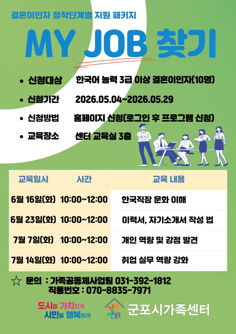 결혼이민자 정착단계별 지원 패키지 안내 1