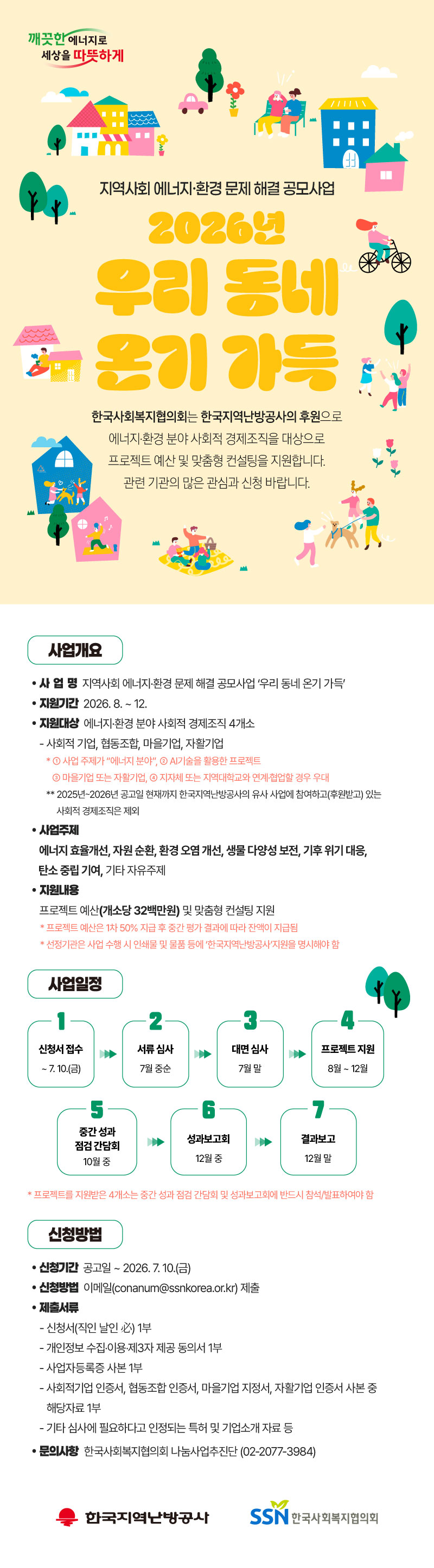 2026년 한국사회복지협의회 '우리 동네 온기 가득' 공모사업 안내 3