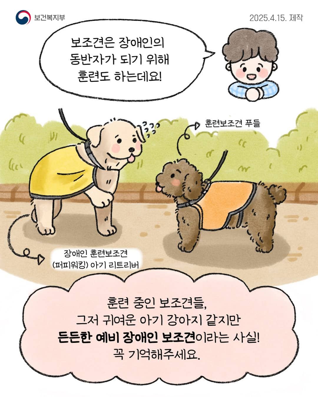 대중교통 및 공공장소 등 장애인 보조견 동반출입 안내 3