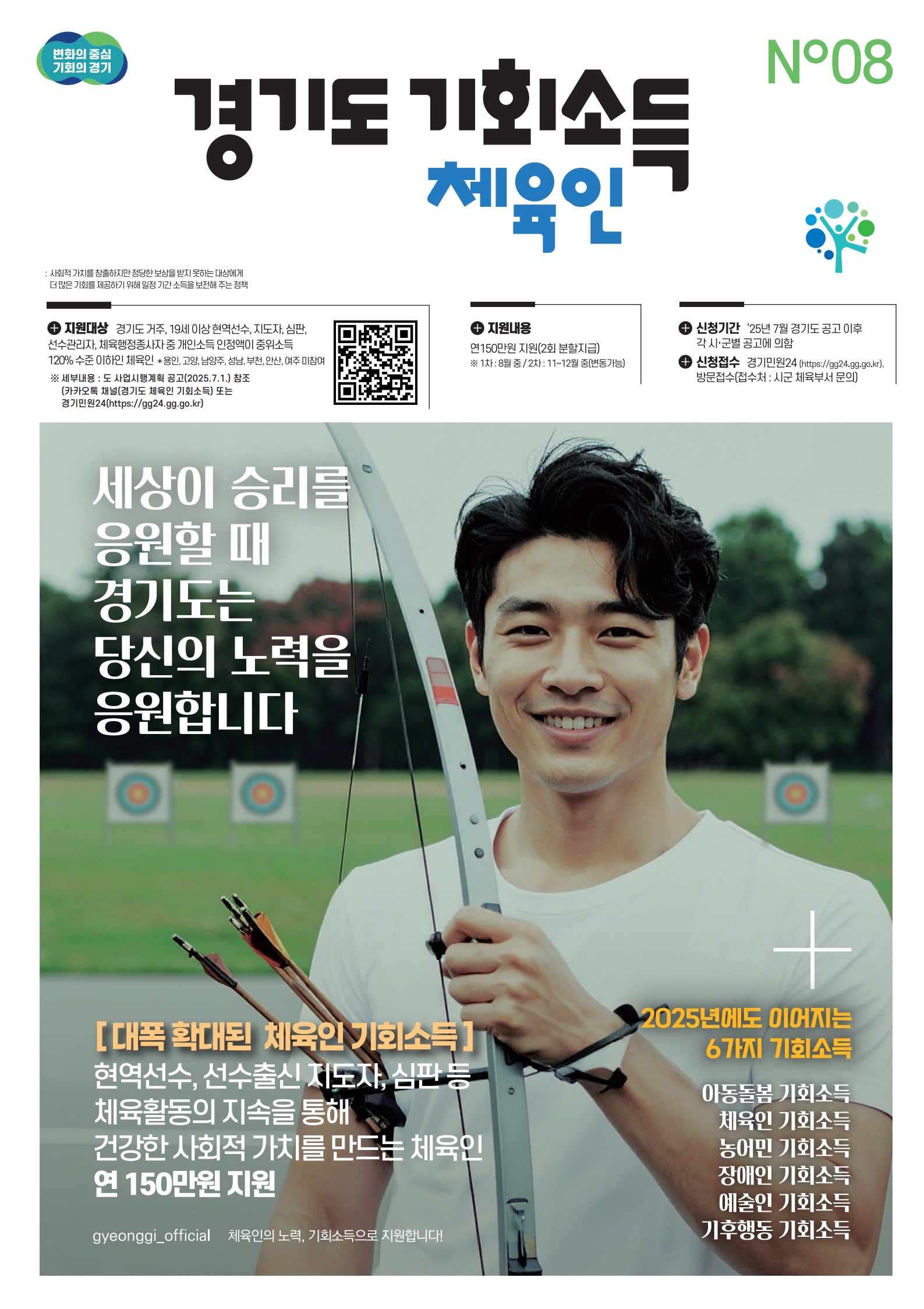 2025년 군포시 「체육인 기회소득」 사업 추진 안내 1