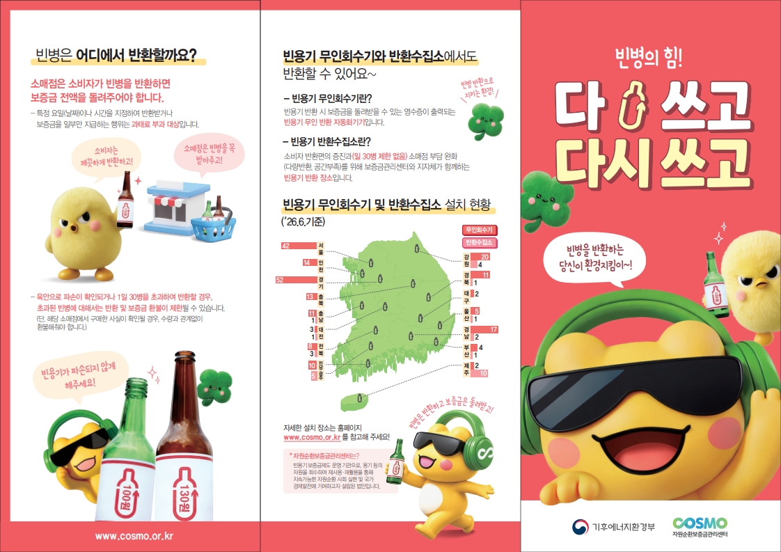 빈용기 보증금제도 및 반환 가이드라인 안내 1