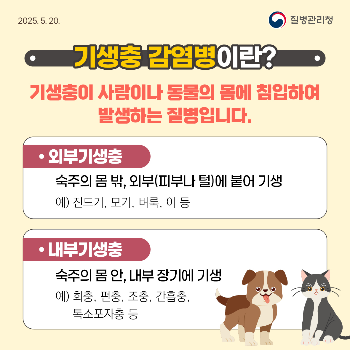 2025년 기생충 감염병 예방수칙 안내 4