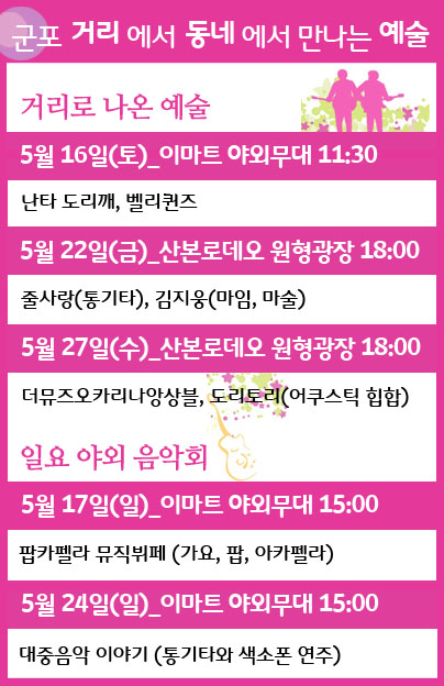 거리에서 동네에서 만나는 예술 :: 5.16~5.27 1