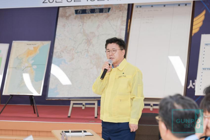 을지연습 유관기관 격려 방문 의 사진4