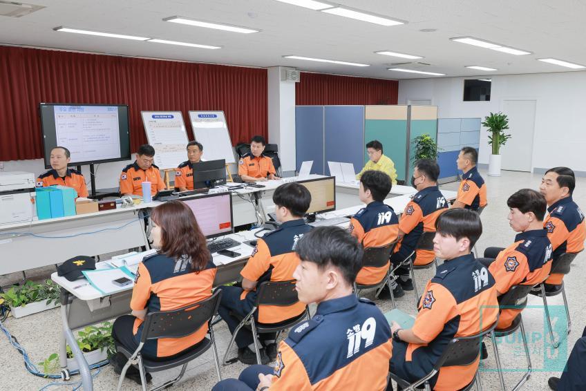 을지연습 유관기관 격려 방문 의 사진8