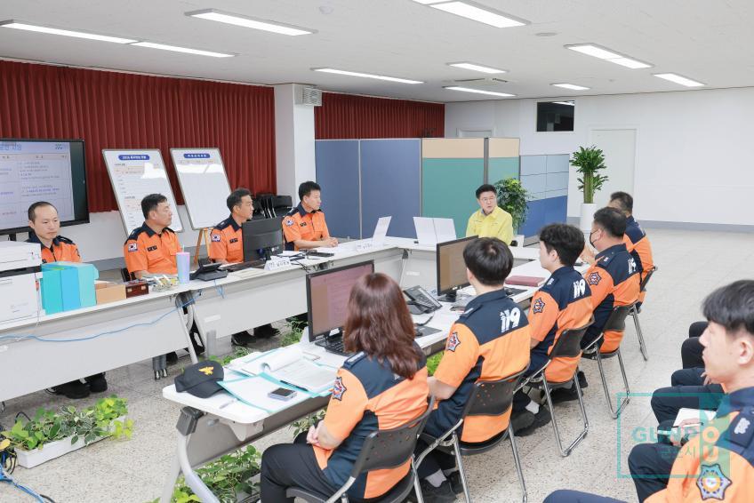을지연습 유관기관 격려 방문 의 사진9