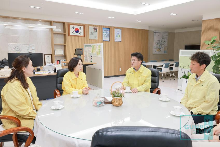 을지연습 유관기관 격려 방문 의 사진11