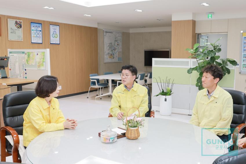 을지연습 유관기관 격려 방문 의 사진13