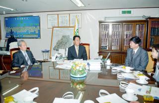 중국 요녕성 노조간부 방문 접견