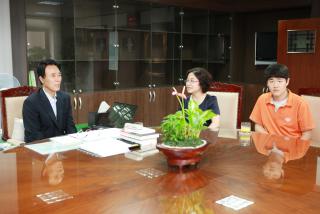 고교생(용호고2년 최규태) 방문(어머님 안양 도시계획팀장)