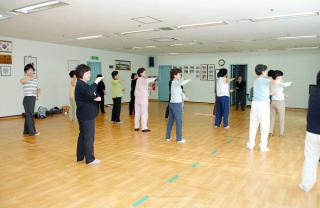 보건소 타이치(태극권) 운동 교육