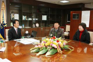러시아 우수리스크시 한인회장(김 니콜라이)방문 접견