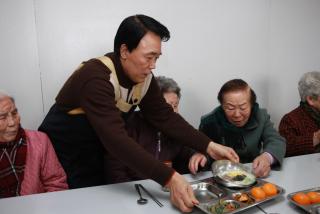 매화복지관 급식봉사 체험