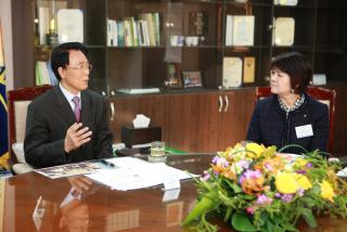 일본 아츠기시 의원단 방문 접견