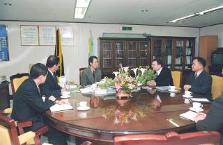 러시아 우수리스크시 관계자 방문 접견(보건국장: 스키루타 안드레이)