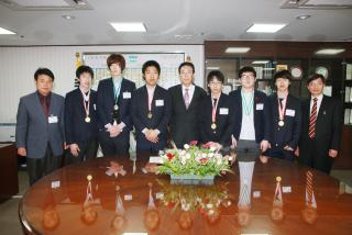 경기도 기능경기대회 입상자 방문 격려(산본공고)