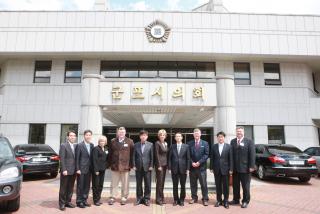 미국 그랜트카운티 축하사절단 방문 접견