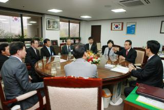 국내 자매단체 사절단 방문 접견(예천 청양 양양 무안 부여))