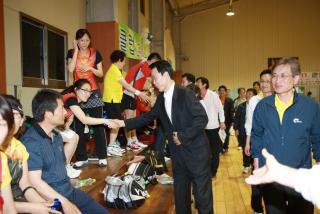 군포시장기배 종목별 체육대회 선수단 격려