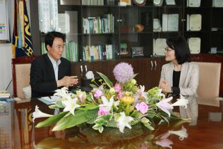 보건복지부 인사(사회복지정책실장 장옥주)방문 접견