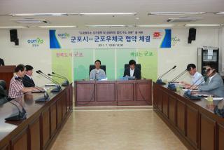 도로명주소 조기정착을 위한 군포시-군포우체국 협약 체결