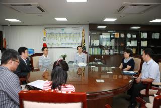 도지사기 생활체육 탁구대회 입상자 격려