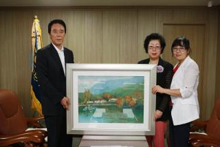 열린화가협회 미술작품 기증