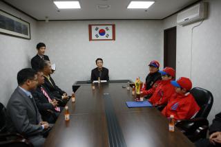 군포시리틀야구단 계룡시장기 입상 격려
