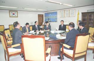 중국 요녕성 무순시 대표단 방문 접견