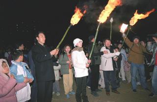 대보름맞이 달밪이굿 쥐불놀이(깡통축제)