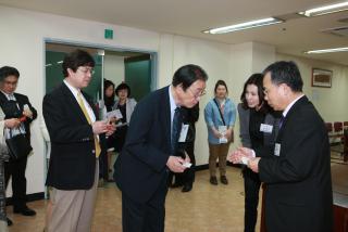 일본 아츠기시 의원단 방문 접견