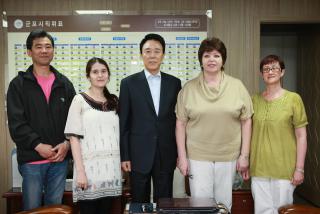 러시아 우수리스크시 문화예술학교장(에브제냐 프로베이골바) 접견