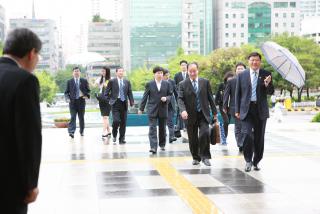 중국 린이시 제3중 사절단 접견