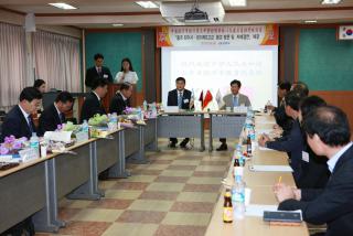 군포고-린이시 제3중 MOU 체결