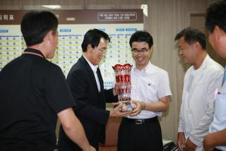 경기사랑클럽족구회 우승컵(준우승) 봉납식