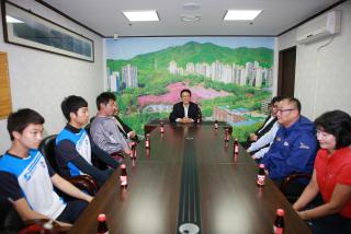 체육대회 입상자 격려(볼링 및 족구)