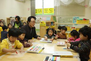 산본1동 어린이집 방문 및 무료급식 봉사