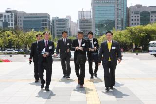 일본 아츠기시 축하사절단(스즈키 이사오 부시장)방문 접견