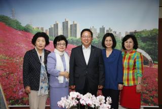 경기도여성단체협의회장 방문 기념촬영