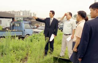 당정천 현장 순시