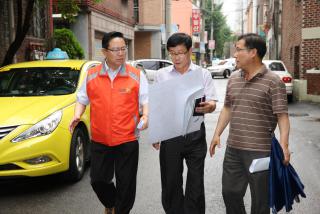 여름철 호우대비 침수주택 지역 현장 방문