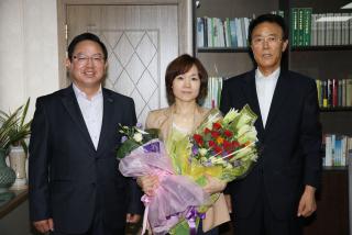 명예퇴임식(송윤미 주무관)