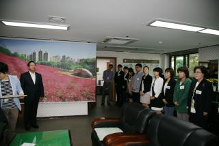 10월중 월례조회 모범시민 시상