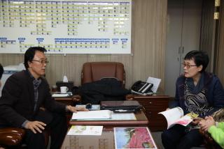 군포인문대학 강사 접견